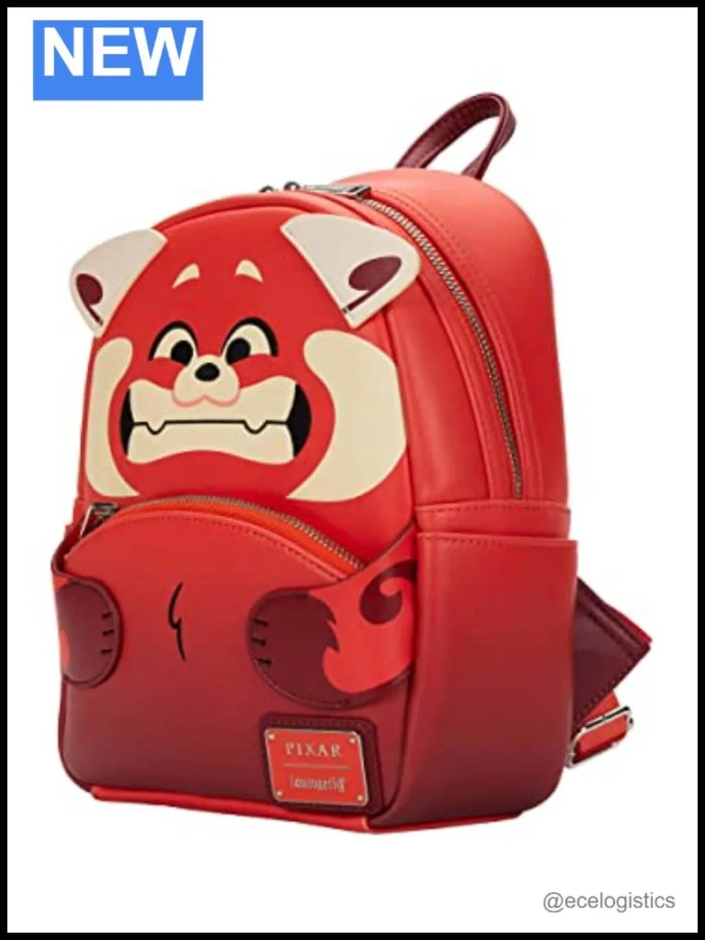 Loungefly Disney Pixar Turning Red Shoulder Bag Purse Faux Leather Satchel